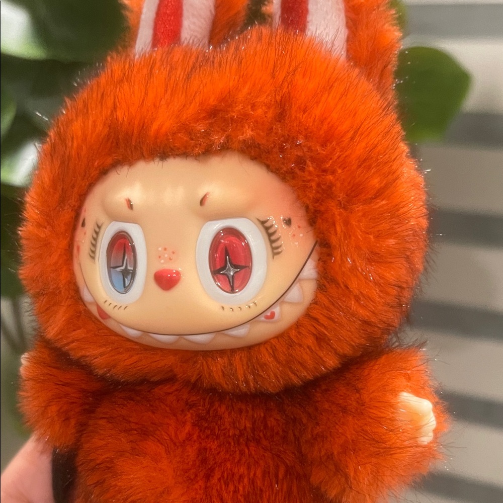 Custom Cute Furry Red Devil Plush Toy - Picture 3 of 7